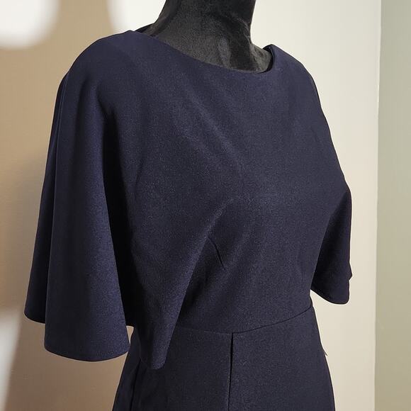 LULUS Navy Blue Backless Sheath Dress, Size Small - Picture 6 of 14